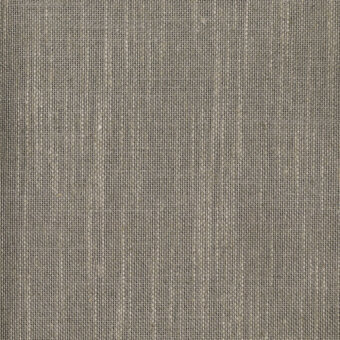 Woven fabric sample, gray-brown tone, dense vertical ribbing with visible thread intersections and a “turri > fabric cat. b > 755 n.” label.